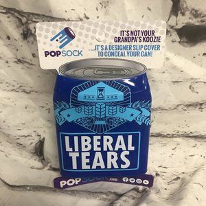 Liberal Tears Prank Beersy Silicone Sleeve Can Cooler 12oz Koozie
